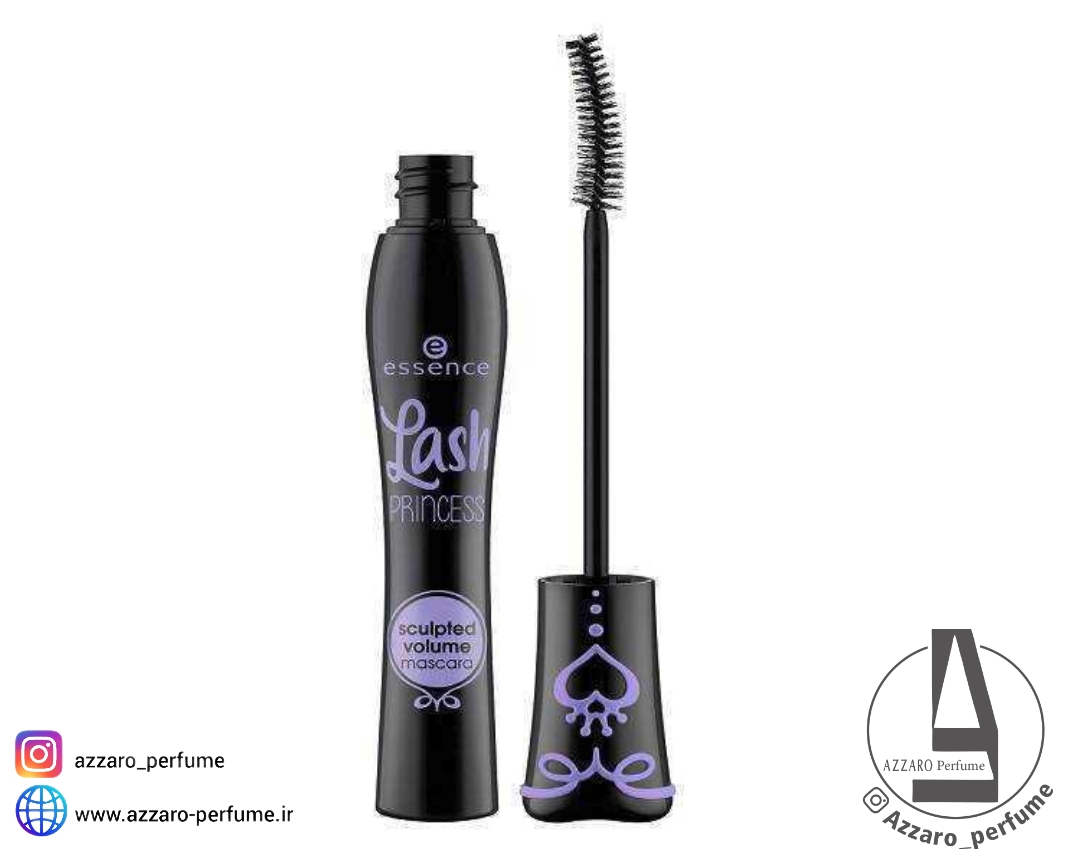 ریمل لش پرنسس اسنس Essence بنفش مدل پرنسس اسکالپتید ولوم Sculpted Volumeحجم 12 میل-فروشگاه آرایشی و بهداشتی آزارو در شیراز