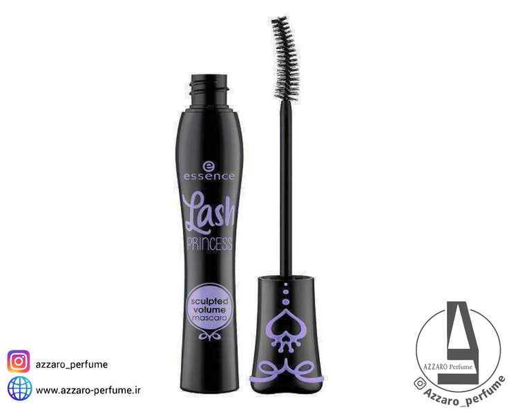 ریمل لش پرنسس اسنس Essence بنفش مدل پرنسس اسکالپتید ولوم Sculpted Volumeحجم 12 میل-فروشگاه آرایشی و بهداشتی آزارو در شیراز