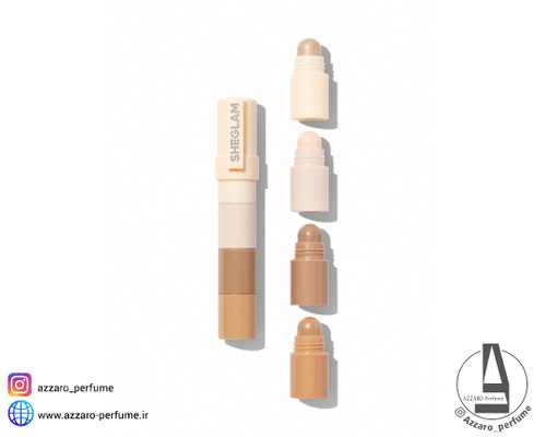 کانتور و کانسیلر قلمی 4 در 1 شیگلم Sheglam مدل Tan-فروشگاه آرایشی و بهداشتی آزارو در شیراز