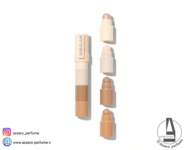 کانتور و کانسیلر قلمی 4 در 1 شیگلم Sheglam مدل Tan-فروشگاه آرایشی و بهداشتی آزارو در شیراز