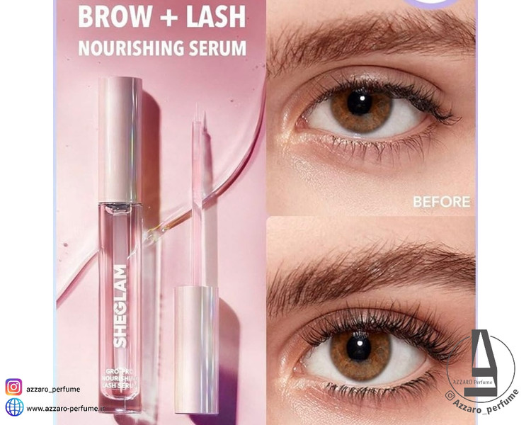 سرم تغذیه و تقویت کننده مژه و ابرو مدل گرو پرو شیگلم حجم 2,4 میل-فروشگاه آرایشی و بهداشتی آزارو در شیراز