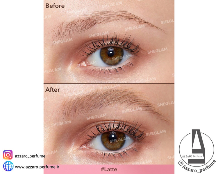 هاشور ابرو شیگلم قهوه ای روشن LATTE حجم 1.2میل-فروشگاه آرایشی و بهداشتی آزارو در شیراز