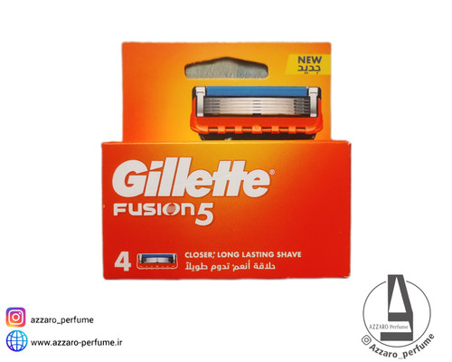 یدک تیغ ژیلت فیوژن GILLETTE FUSION 5 بسته 4 عددی-فروشگاه آرایشی و بهداشتی آزارو در شیراز