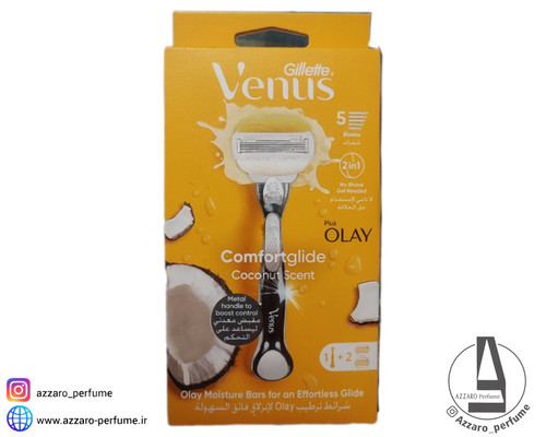 خودتراش ونوس اولای پلاس ژیلت به همراه دو یدک-فروشگاه اینترنتی آرایشی بهداشتی آزارو در شیراز