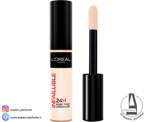 کانسیلر مایع لورآل LOreal سری INFAILLIBLE شماره 324 رنگ OATMEAL/AVOINE حجم 11 میل-فروشگاه آرایشی و بهداشتی آزارو در شیراز