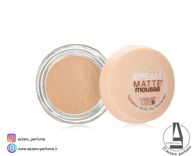 موس میبلین شماره Light 1 رنگ porcelaina Ivory حجم 18 گرم-فروشگاه آرایشی و بهداشتی آزارو در شیراز