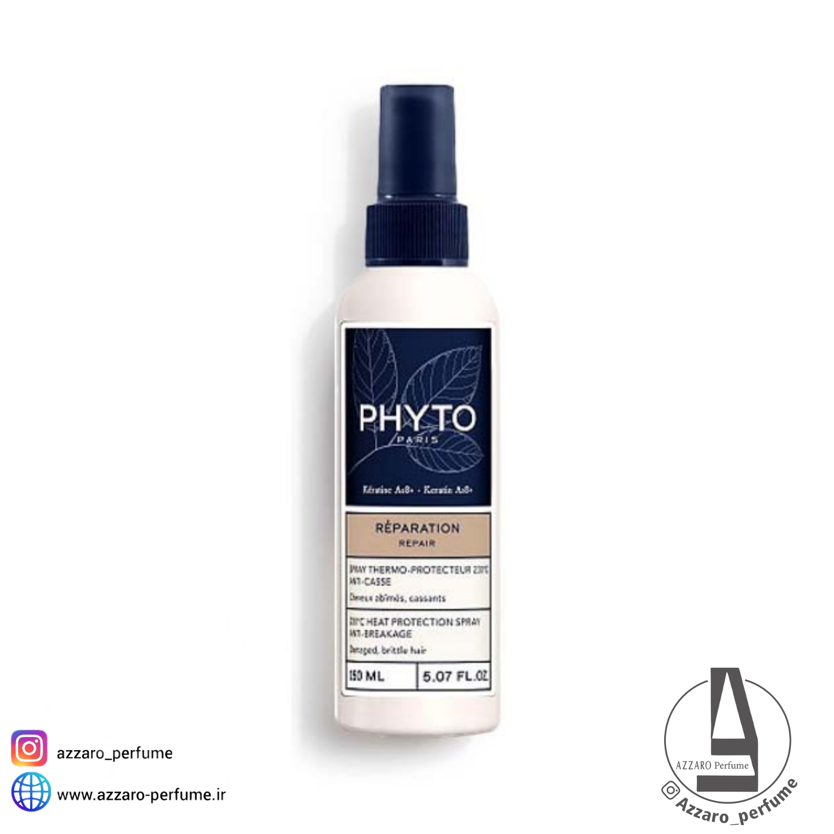اسپری مو ترمیم کننده فیتو Phyto مدل REPAIR حجم 150 میل-فروشگاه آرایشی و بهداشتی آزارو در شیراز