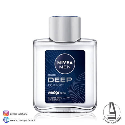 افتر شیو نیوا مدل Deep Comfort maxx tech حجم 100 میل-فروشگاه آرایشی و بهداشتی آزارو در شیراز
