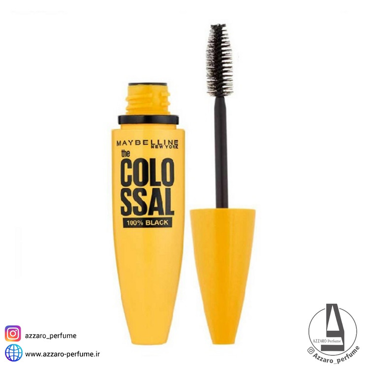 ریمل حجم دهنده میبلین Maybelline مدل colo ssal حجم 10.7 میل-فروشگاه اینترنتی آرایشی بهداشتی آزارو در شیراز