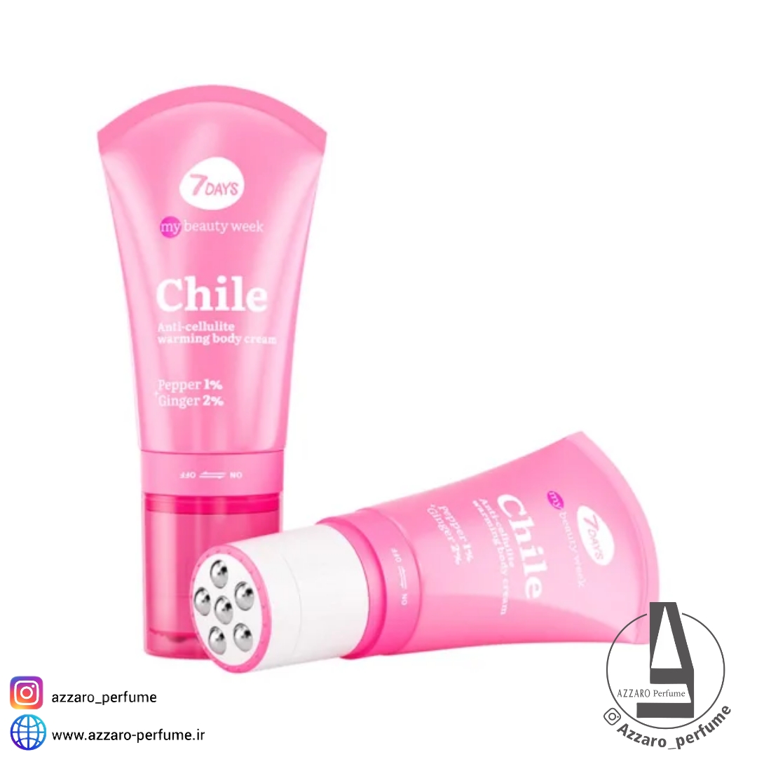 کرم ضد سلولیت بدن سون دیز همراه با ماساژور مدل Chile حجم 130 میل-فروشگاه آرایشی و بهداشتی آزارو در شیراز