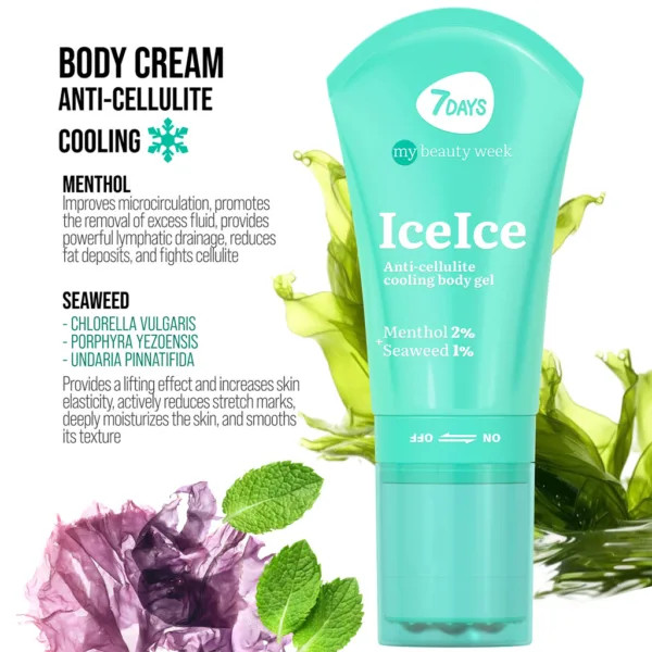 ژل بدن ضد سلولیت سون دیز همراه با ماساژور مدل ice ice-فروشگاه آرایشی و بهداشتی آزارو در شیراز