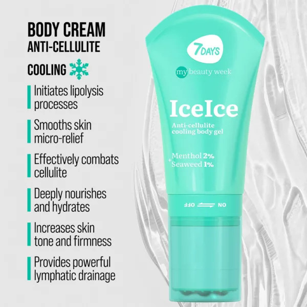 ژل بدن ضد سلولیت سون دیز همراه با ماساژور مدل ice ice-فروشگاه آرایشی و بهداشتی آزارو در شیراز