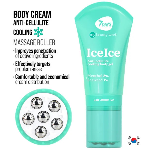 ژل بدن ضد سلولیت سون دیز همراه با ماساژور مدل ice ice-فروشگاه آرایشی و بهداشتی آزارو در شیراز
