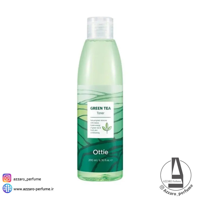 تونر چای سبز اوتی مناسب پوست های چرب و دارای جوش حجم ۲۰۰ میل-فروشگاه آرایشی و بهداشتی آزارو در شیراز