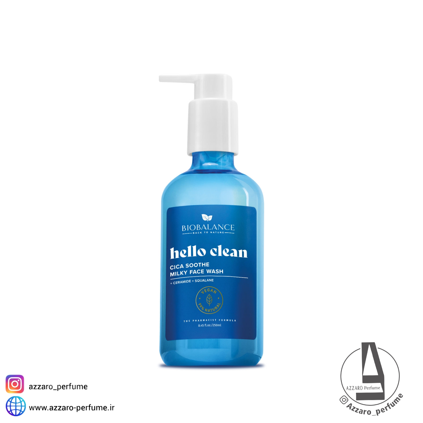 فیس واش سوتینگ و تسکین دهنده بیوبالانس حجم 250 میل-فروشگاه آرایشی و بهداشتی آزارو در شیراز