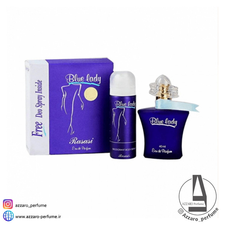 ادکلن زنانه رصاصی بلو لیدی Rasasi Blue Lady حجم 40 میل-فروشگاه آرایشی و بهداشتی آزارو در شیراز