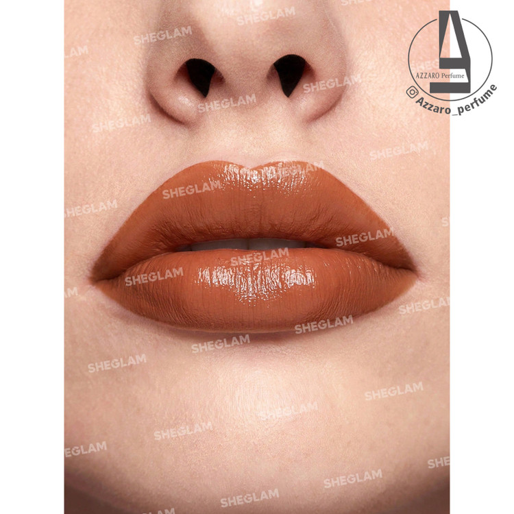 رژلب جامد آبرسان شیگلم SHEGLAM مدل Creme Allure رنگ just got real-فروشگاه آرایشی و بهداشتی آزارو در شیراز