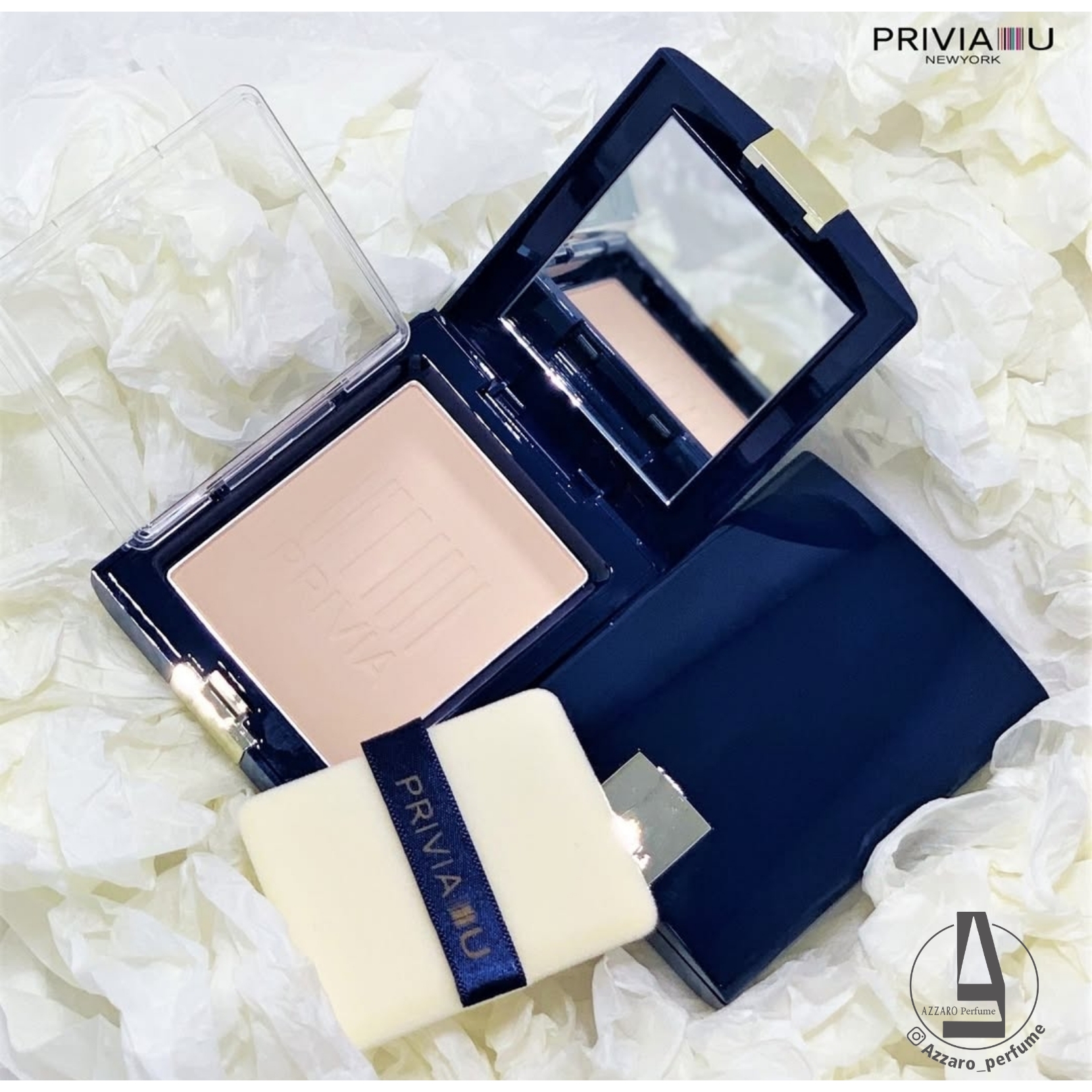 پنکک دو کاره پریویا privia حاوی Spf30 شماره 23 رنگ نچرال بژ حجم 13 گرم-فروشگاه اینترنتی آرایشی و بهداشتی آزارو در شیراز