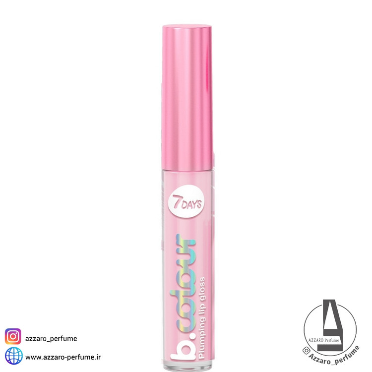 رژ لب پلامپر حجم دهنده سون دیز 7Days B.Colour رنگ صورتی یخی شماره 02 حجم 2.5 میل-فروشگاه آرایشی و بهداشتی آزارو در شیراز