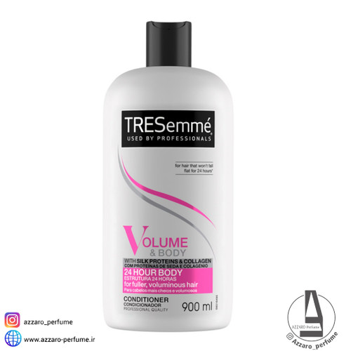 نرم کننده مو TRESemme مدل Body & Volume حجم 900 میل-فروشگاه آرایشی و بهداشتی آزارو در شیراز
