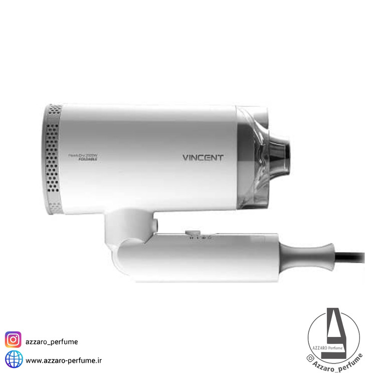 سشوار مسافرتی وینسنت 2000 وات مدل HD3120-فروشگاه آرایشی و بهداشتی آزارو در شیراز