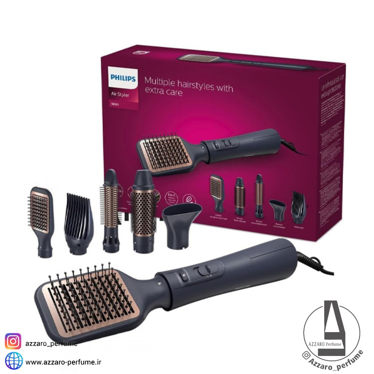 سشوار برس دار حالت دهنده فیلیپس BHA530/اصل-فروشگاه آرایشی و بهداشتی آزارو در شیراز