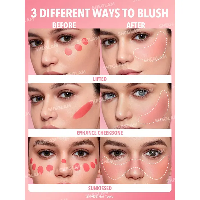 رژ گونه مایع Real deal شیگلم حجم ۵.۲ میل-فروشگاه آرایشی و بهداشتی آزارو در شیراز‌