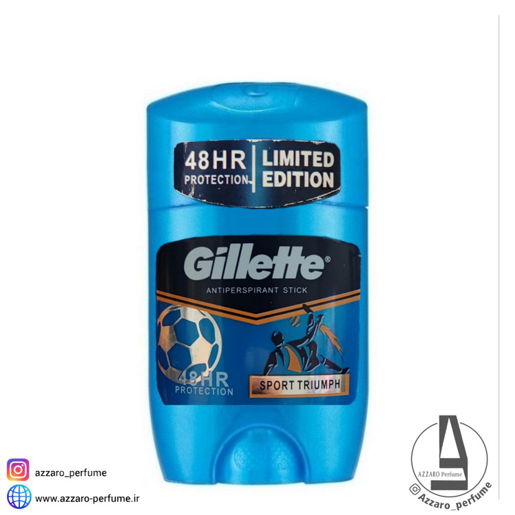 مام صابونی 48 ساعته ژیلت Gillette مدل SPORT TRIUMPH حجم 48 میل-فروشگاه آرایشی و بهداشتی آزارو در شیراز