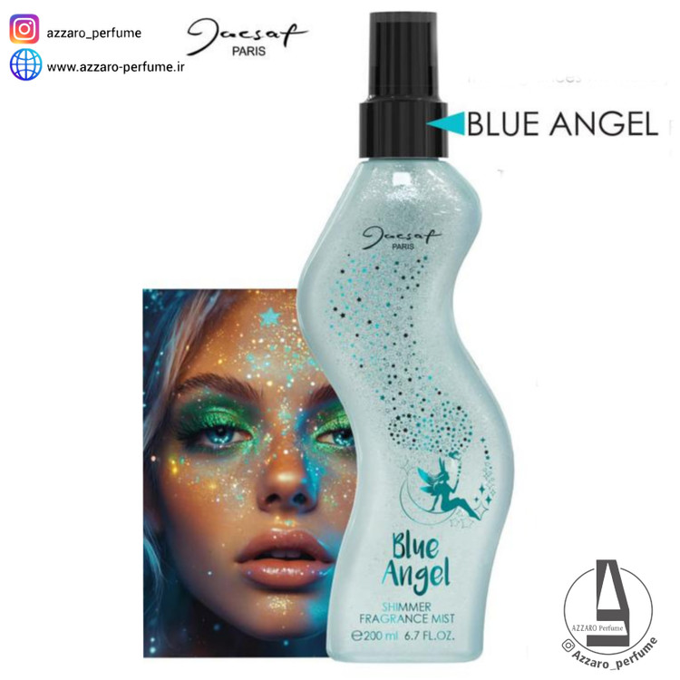 بادی اسپلش اکلیلی ژک ساف رایحه blue Angel حجم 200 میل-فروشگاه آرایشی و بهداشتی آزارو در شیراز