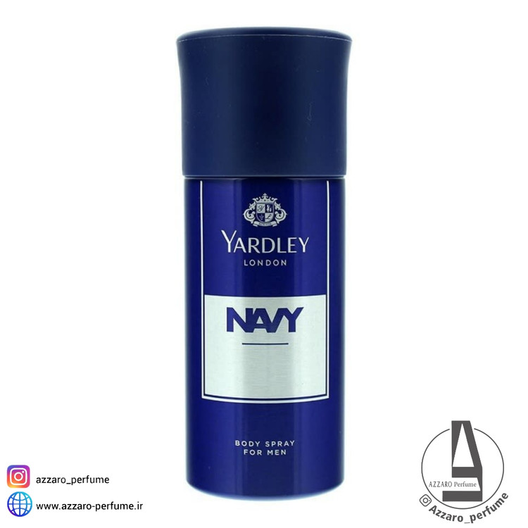 اسپری دئودورانت بدن یاردلی Yardley london Navy حجم 150 میل