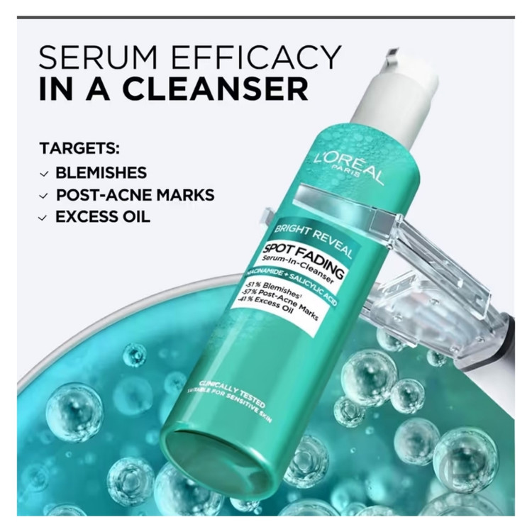 ژل شوینده ضد جوش و ضد لک لورال LOreal Spot Fading حجم 150 میل-فروشگاه آرایشی و بهداشتی آزارو در شیراز