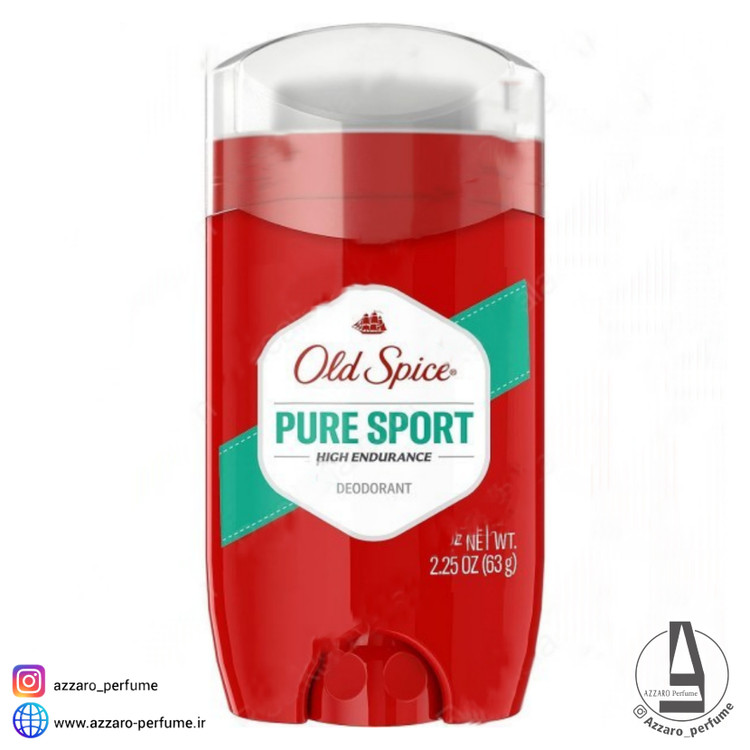 مام صابونی اولد اسپایس مدل پیور اسپرت PURE SPORT حجم 63 گرم-فروشگاه آرایشی و بهداشتی آزارو در شیراز