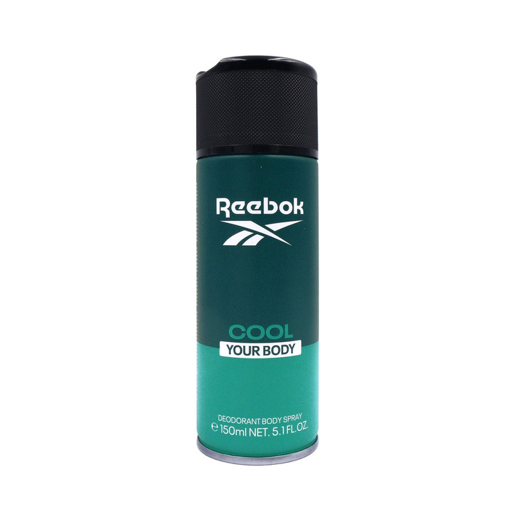 اسپری بدن مردانه ریبوک مدل cool your body حجم150 میل-فروشگاه آرایشی و بهداشتی آزارو در شیراز