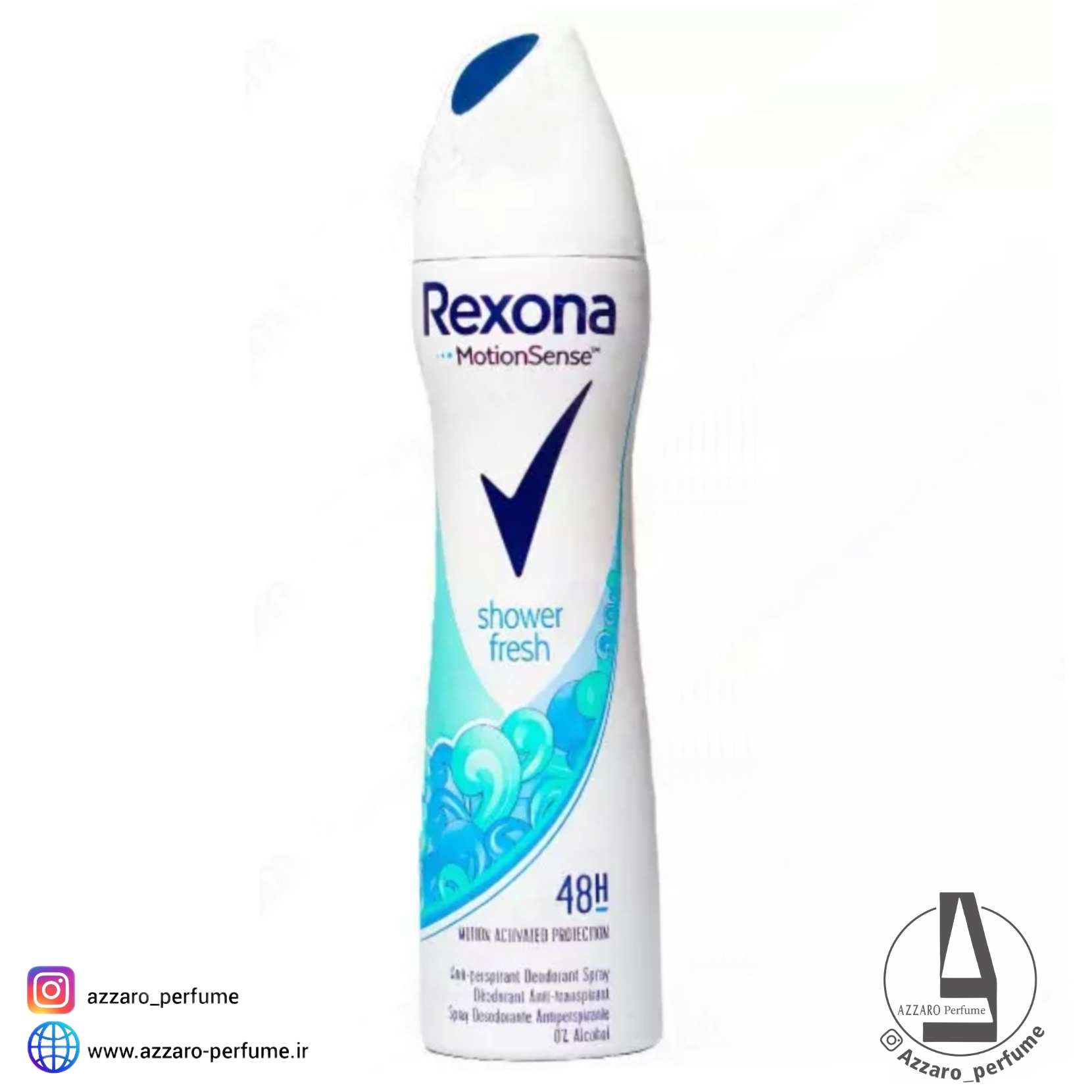 اسپری رکسونا مدل شاور فرش اصل Shower fresh (زنانه) 200 میل_فروشگاه اینترنتی آرایشی بهداشتی آزارو در شیراز