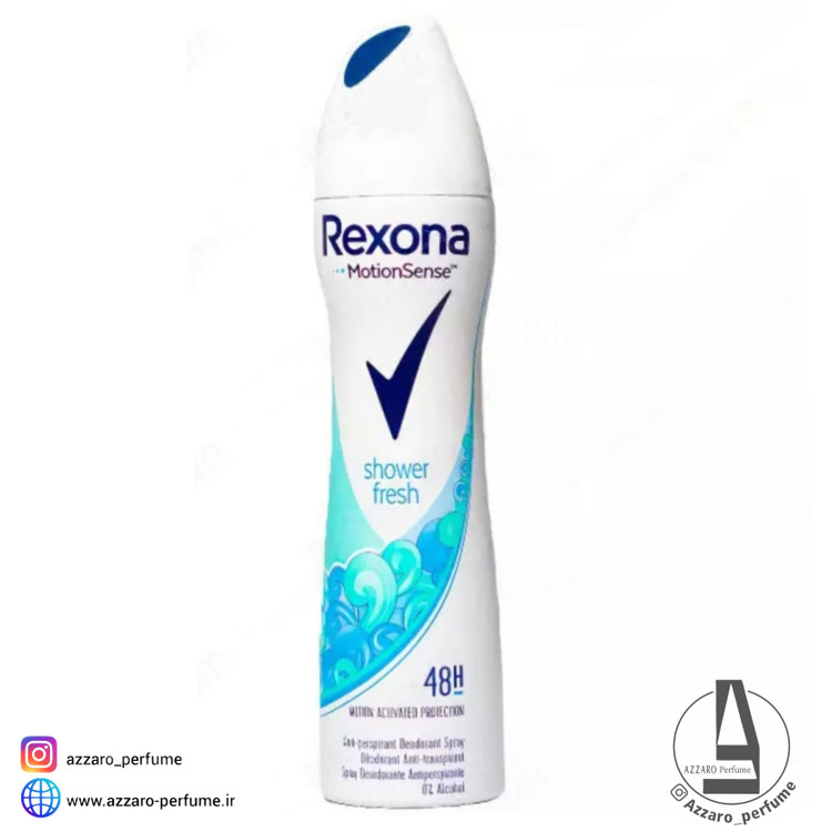 اسپری رکسونا مدل شاور فرش اصل Shower fresh (زنانه) 200 میل_فروشگاه اینترنتی آرایشی بهداشتی آزارو در شیراز