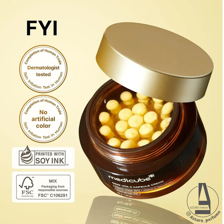 کرم کپسولی ویتامین سی مدی کیوب Medicube حجم 55 گرم-فروشگاه آرایشی و بهداشتی آزارو در شیراز