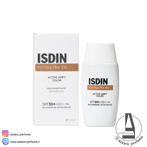 ضد آفتاب اکتیو یونیفای +SPF50 رنگی ایزدین حجم 50 میل-فروشگاه آرایشی و بهداشتی آزارو در شیراز