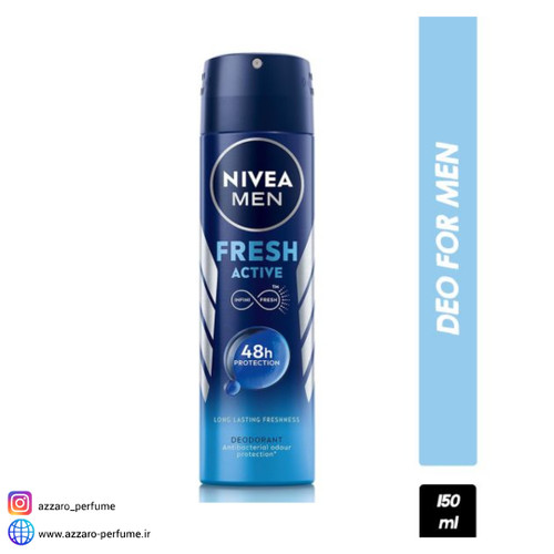 اسپری ضد تعریق نیوا فرش اکتیو 48 ساعت حجم 150 میل-فروشگاه آرایشی و بهداشتی آزارو در شیراز