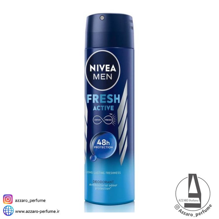 اسپری ضد تعریق نیوا فرش اکتیو 48 ساعت حجم 150 میل-فروشگاه آرایشی و بهداشتی آزارو در شیراز