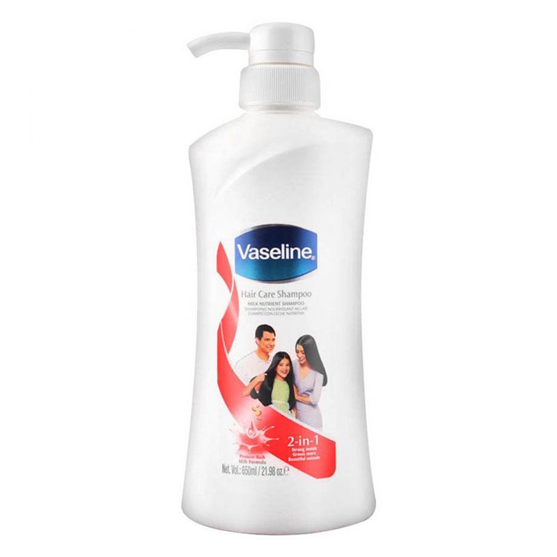 شامپو موی چرب وازلین Vaseline مدل Hair Care Shampoo تقویت کننده مو حجم 650 میل-فروشگاه آرایشی و بهداشتی آزارو در شیراز