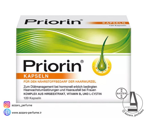 قرص ضد ریزش موی پریورین آلمانی 120 عددی-فروشگاه آرایشی و بهداشتی آزارو در شیراز