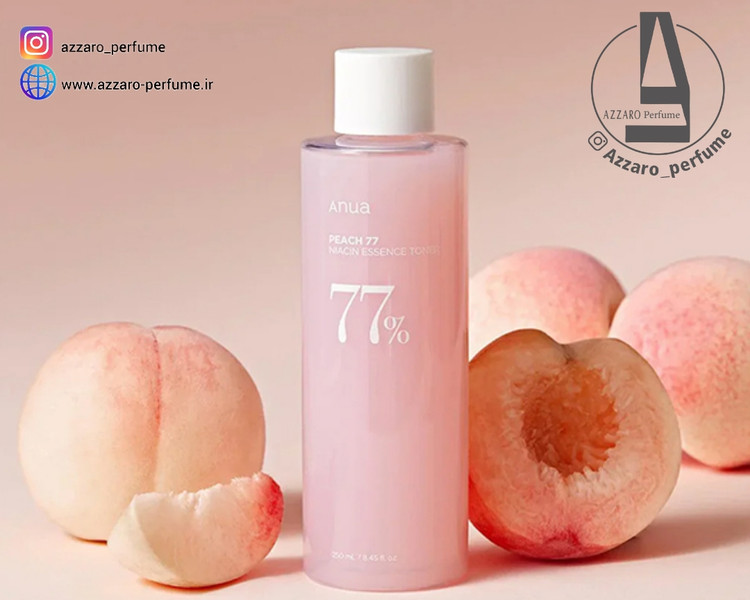 تونر اسنس هلو و نیاسینامید آنوا Anua روشن کننده و آبرسان حجم 250 میل-فروشگاه آرایشی و بهداشتی آزارو در شیراز