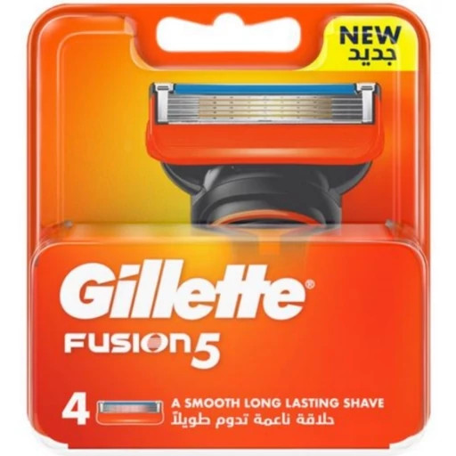 تیغ یدک فیوژن ژیلت مدل Fusion 5 بسته 4 عددی اورجینال-فروشگاه اینترنتی آرایشی بهداشتی آزارو