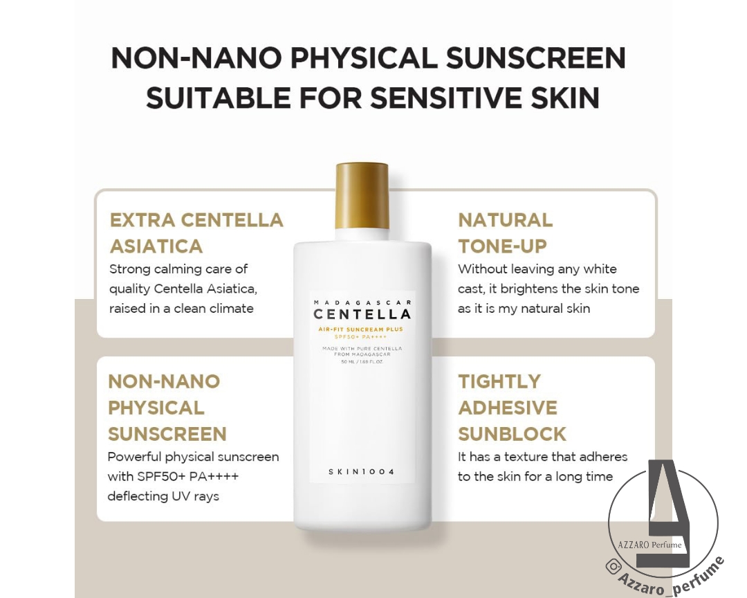 کرم ضد آفتاب رنگی سنتلا ماداگاسکار مدل ایر فیت پلاس اسکین ۱۰۰۴ حجم 50 میل-فروشگاه آرایشی و بهداشتی آزارو در شیراز‌