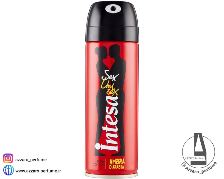 اسپری بدن یونی آمبرا د عربیا اینتسا حجم 125 میل-فروشگاه آرایشی و بهداشتی آزارو در شیراز