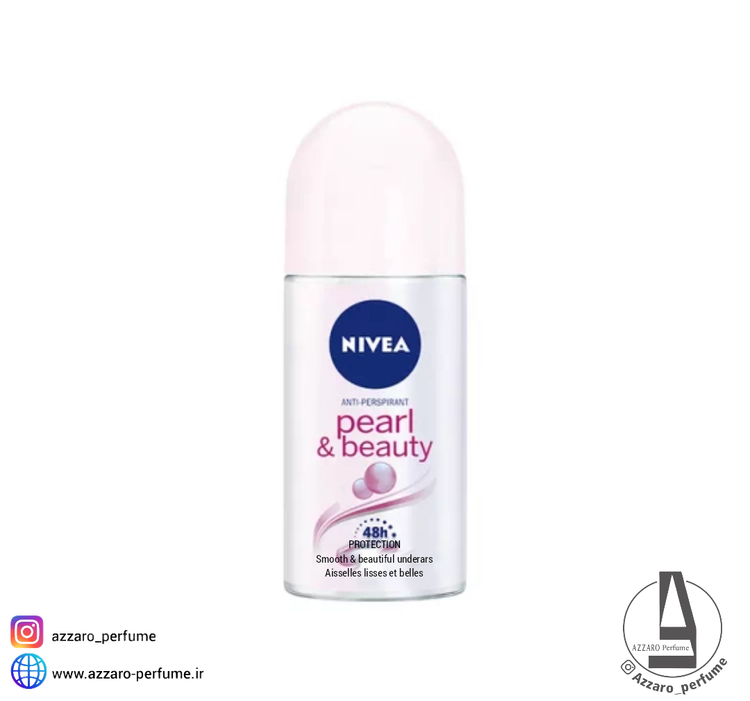 مام رول ضد تعریق زنانه نیوآ مدل Pearl And Beauty حجم 50 میل-فروشگاه آرایشی و بهداشتی آزارو در شیراز