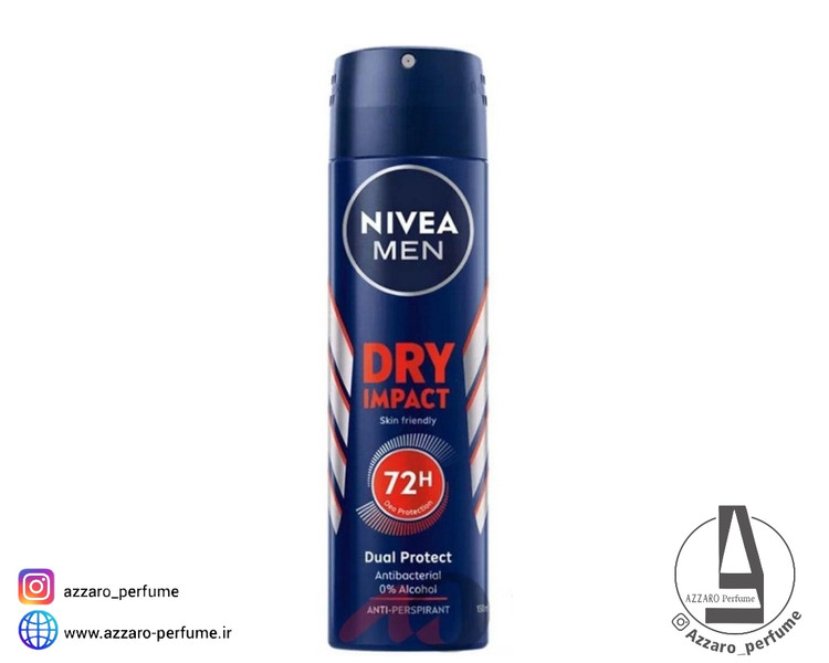 اسپری مردانه نیوآ مدل درای ایمپکت-فروشگاه اینترنتی آرایشی بهداشتی آزارو شیراز