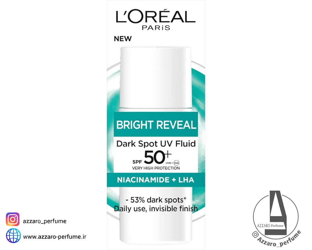 کرم ضد آفتاب و ضد لک لورال مدل BRIGHT REVEAL SPF50 حجم 50 میل-فروشگاه آرایشی و بهداشتی آزارو در شیراز-فروشگاه آرایشی و بهداشتی آزارو در شیراز