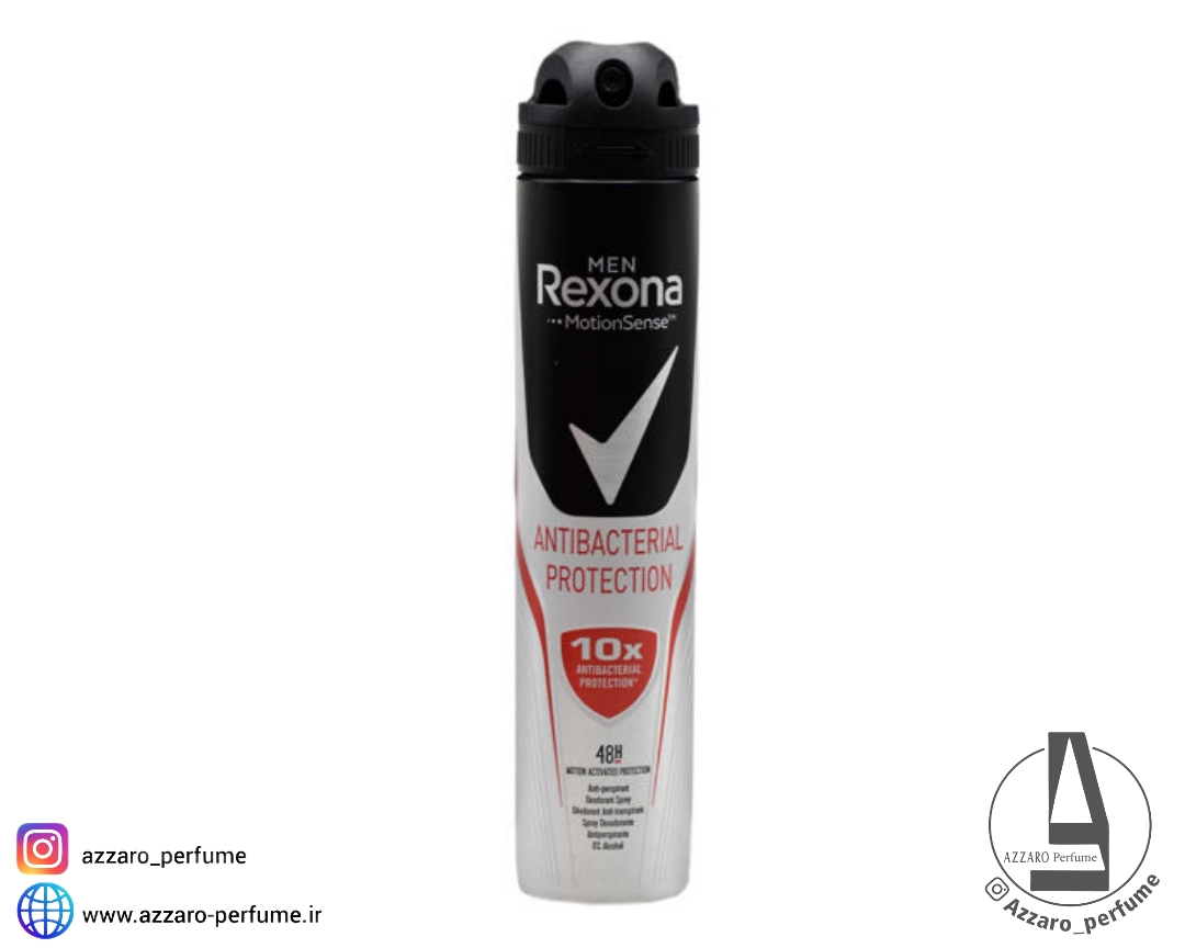 اسپری بدن مردانه رکسونا مدل آنتی باکتریال (ANTIBACTERIAL PROTECTION) حجم ۲۰۰ میل-فروشگاه اینترنتی آرایشی و بهداشتی آزارو در شیراز