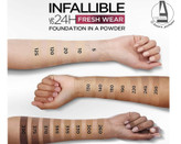 پنکک لورال مدل اینفالیبل L’Oreal Infallible 24hr سری Ivory شماره 020 حجم 9 گرم-فروشگاه اینترنتی آرایشی و بهداشتی آزارو در شیراز